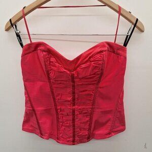 BEBE Women's Pink Size M Corset